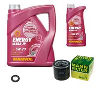 MANN Inspection Set 6 L MANNOL Energy 5W-20 Pour Daihatsu Terios 1.5 4x4