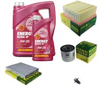 MANN Inspection Set 6 L MANNOL Energy 5W-20 Pour Ford Fiesta VI B-Max 1.6