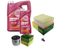 MANN Inspection Set 6 L MANNOL Energy 5W-20 Pour Ford Fiesta VI B-Max 1.6