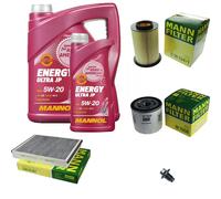 MANN Inspection Set 6 L MANNOL Energy 5W-20 Pour Ford Kuga II 1.5 EcoBoost