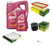 MANN Inspection Set 6 L MANNOL Energy 5W-20 Pour Hyundai Accent III 1.4 GL