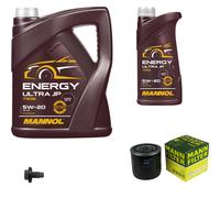 MANN Inspection Set 6 L MANNOL Energy 5W-20 Pour Jeep Grand Cherokee III