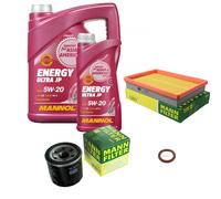 MANN Inspection Set 6 L MANNOL Energy 5W-20 Pour Mazda 626 III Hatchback