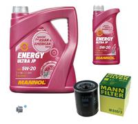 MANN Inspection Set 6 L MANNOL Energy 5W-20 Pour Mitsubishi Mirage/Space