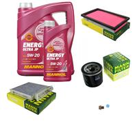MANN Inspection Set 6 L MANNOL Energy 5W-20 Pour Nissan Micra C+C III 1.6