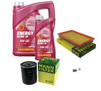 MANN Inspection Set 6 L MANNOL Energy 5W-20 Pour Nissan Serena 1.6 Vanette