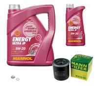 MANN Inspection Set 6 L MANNOL Energy 5W-20 Pour Rover 200 Cabriolet 216