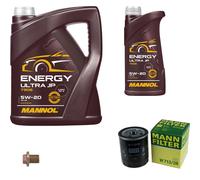 MANN Inspection Set 6 L MANNOL Energy 5W-20 Pour Rover Mini 1300