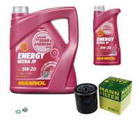MANN Inspection Set 6 L MANNOL Energy 5W-20 Pour Toyota Auris 1.2 RAV 4 IV