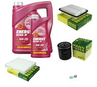 MANN Inspection Set 6 L MANNOL Energy 5W-20 Pour Toyota Auris 1.2 RAV 4 IV