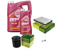 MANN Inspection Set 6 L MANNOL Energy 5W-20 Pour Toyota Auris 1.2 RAV 4 IV