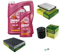 MANN Inspection Set 6 L MANNOL Energy 5W-20 Pour Toyota Auris 1.2 RAV 4 IV