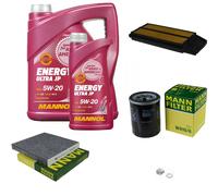 MANN Inspection Set 6 L MANNOL Energy Ultra JP 5W-20 Pour Honda Accord VII 2.0