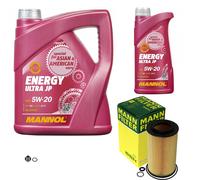 MANN Inspection Set 6 L MANNOL Energy Ultra JP 5W-20 pour Hyundai Grandeur 3.3