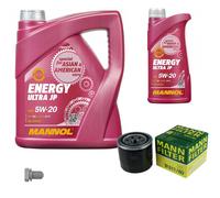 MANN Inspection Set 6 L MANNOL Energy Ultra JP 5W-20 pour Hyundai Sonata V 2.4