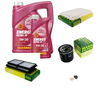 MANN Inspection Set 6 L MANNOL Energy Ultra JP 5W-20 Pour Mazda 2 1.3
