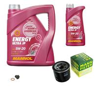 MANN Inspection Set 6 L MANNOL Energy Ultra JP 5W-20 Pour Mazda 3 1.6 1.4 2 KIA