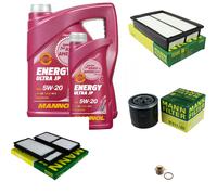 MANN Inspection Set 6 L MANNOL Energy Ultra JP 5W-20 Pour Mazda 5 2.0 CD