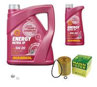 MANN Inspection Set 6 L MANNOL Energy Ultra JP 5W-20 pour Mazda 6 Kombi 2.5 MZR