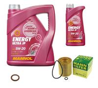 MANN Inspection Set 6 L MANNOL Energy Ultra JP 5W-20 pour Mazda 6 Kombi 2.5 MZR