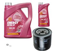 MANN Inspection Set 6 L MANNOL Energy Ultra JP 5W-20 Pour Rover 600 620 Sdi