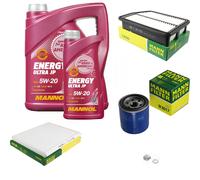 MANN Inspection Set 6L MANNOL Energy 5W-20 Pour Hyundai i30 1.4 1.6 GDi