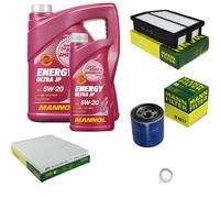 MANN Inspection Set 6L MANNOL Energy Ultra JP 5W-20 Pour Hyundai IX35 2.0 KIA