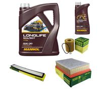 Mann Inspection Set 6L mannol Longlife 504/507 5W-30 pour BMW Capteur De 3er