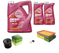 MANN Inspection Set 7 L MANNOL Energy 5W-20 Pour Mazda 626 III Hatchback
