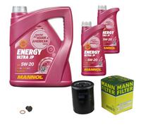 MANN Inspection Set 7 L MANNOL Energy 5W-20 Pour Mazda 626 III Hatchback