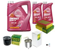 MANN Inspection Set 7 L MANNOL Energy 5W-20 Pour Mazda Tribute 3.0 V6 24V