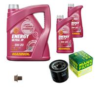 MANN Inspection Set 7 L MANNOL Energy 5W-20 Pour Nissan Micra IV 1.2 Note