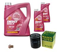 MANN Inspection Set 7 L MANNOL Energy 5W-20 Pour Rover Mini 1300 Hayon