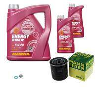MANN Inspection Set 7 L MANNOL Energy 5W-20 Pour Toyota Auris 1.2 RAV 4 IV