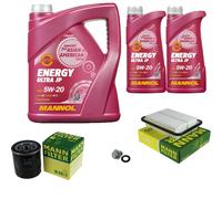 MANN Inspection Set 7 L MANNOL Energy 5W-20 Pour Toyota Auris 1.2 RAV 4 IV