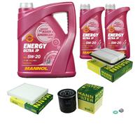 MANN Inspection Set 7 L MANNOL Energy 5W-20 Pour Toyota Auris 1.2 RAV 4 IV