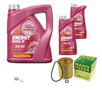 MANN Inspection Set 7 L MANNOL Energy Ultra JP 5W-20 Pour Mazda 6 Kombi 2.5 MZR