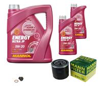 MANN Inspection Set 7 L MANNOL Energy Ultra JP 5W-20 Pour Mazda 626 II 2.0 D