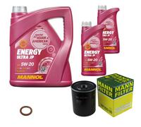 MANN Inspection Set 7 L MANNOL Energy Ultra JP 5W-20 Pour Mazda 626 III 2.0 D