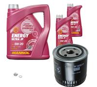 MANN Inspection Set 7 L MANNOL Energy Ultra JP 5W-20 Pour Rover 600 620 Sdi