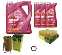 MANN Inspection Set 8 L MANNOL Energy 5W-20 Pour BMW E38 740i iL 730i E32