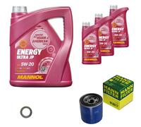 MANN Inspection Set 8 L MANNOL Energy 5W-20 Pour Hyundai IX20 1.4 1.6 i30