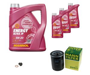 MANN Inspection Set 8 L MANNOL Energy 5W-20 Pour Mazda 626 II 2.0 1.6 929