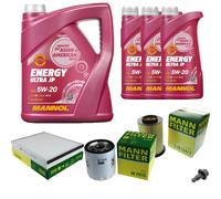 MANN Inspection Set 8 L MANNOL Energy Ultra JP 5W-20 pour Ford Focus III