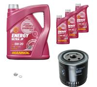 MANN Inspection Set 8 L MANNOL Energy Ultra JP 5W-20 Pour Rover 600 620 Sdi