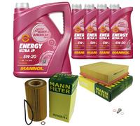 MANN Inspection Set 9 L MANNOL Energy 5W-20 Pour BMW E38 740i iL 730i E32