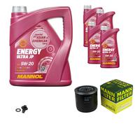 MANN Inspection Set 9 L MANNOL Energy 5W-20 Pour Jeep Grand Cherokee III