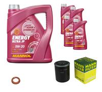 MANN Inspection Set 9 L MANNOL Energy 5W-20 Pour Nissan Patrol GR IV 2.8 TD