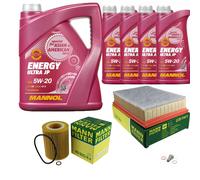MANN Inspection Set 9 L MANNOL Energy Ultra JP 5W-20 BMW E36 320i 323i