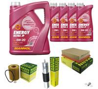 MANN Inspection Set 9 L MANNOL Energy Ultra JP 5W-20 BMW E36 320i 323i